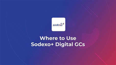 sodexo gc merchants|Where To Use Your Sodexo+ Digital GCs .